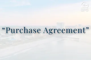 What Is a Purchase Agreement When Buying a Home in Myrtle Beach?