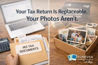 Your Tax Return Is Replaceable. Your Photos Aren’t.