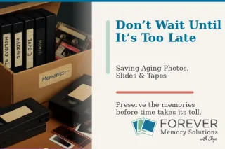 Don't Wait Until It's Too Late: How to Save Aging Photos, Slides & Tapes Before They're Gone