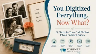 You Digitized Everything. Now What? 5 Steps to Turn Old Photos Into a Family Legacy Blog Post
