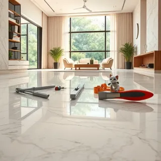 Marble Flooring Installation for Luxury Homes | Elevate Elegance