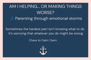 Am I Helping or Making Things Worse? Parenting a Young Adult with Mental Health Struggles | Chaos to Calm