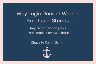 Why Logic Doesn’t Work in Emotional Storms ⚓