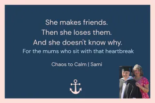 She Makes Friends. Then She Loses Them. And She Doesn't Know Why