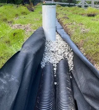  Interior vs Exterior French Drains Near Johnston County NC