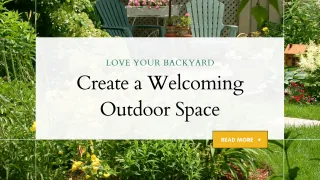 Easy Ways to Create a Welcoming Outdoor Space