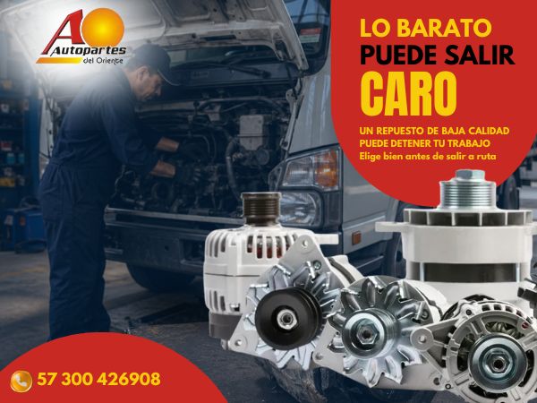 Repuestos baratos que salen caros: protege tu camión con piezas confiables