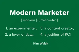 What does it mean to be a Modern Marketer?