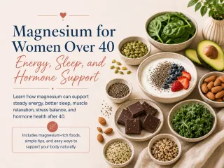 Magnesium for Women Over 40: Energy, Sleep, and Hormone Support