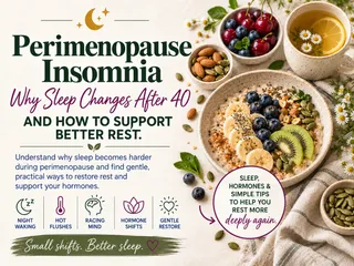 Perimenopause Insomnia: Why Sleep Changes After 40 and How to Support It Naturally