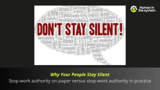 Why your people stay silent