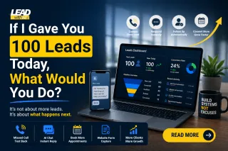 If I Gave You 100 Leads Today, What Would You Do?