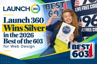 Launch 360 Wins Silver in the 2026 Best of the 603 for Web Design