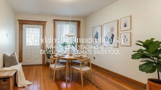 Digital Staging for Developers | Bridge the Imagination Gap & Pre-Sell