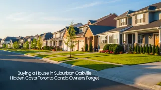 Buying a House in Suburban Oakville: Hidden Costs Toronto Condo Owners Forget