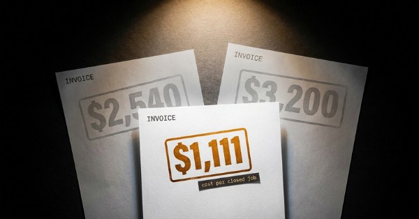 Cost Per Closed Job: The Real HVAC Lead Math