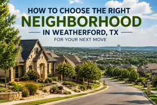 How to Choose the Right Neighborhood in Weatherford, TX for Your Next Move