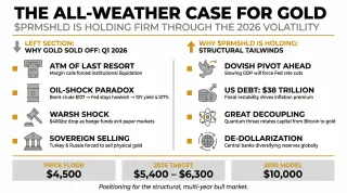 The All-Weather Case for Gold: Why $PRMSHLD is Holding Firm Through the 2026 Volatility