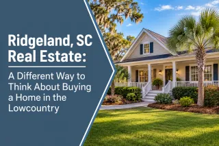 Ridgeland, SC Real Estate: A Different Way to Think About Buying a Home in the Lowcountry