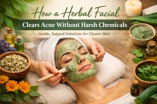 How a Herbal Facial Clears Acne Without Harsh Chemicals