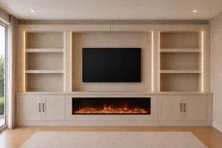 TV Simplicity: A Budget-Friendly Cabinetry Media Wall for Yorkshire Homes | JAX Bespoke
