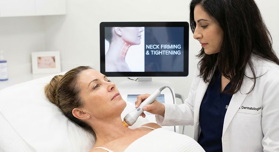 Where can I book neck tightening treatments in Raleigh?