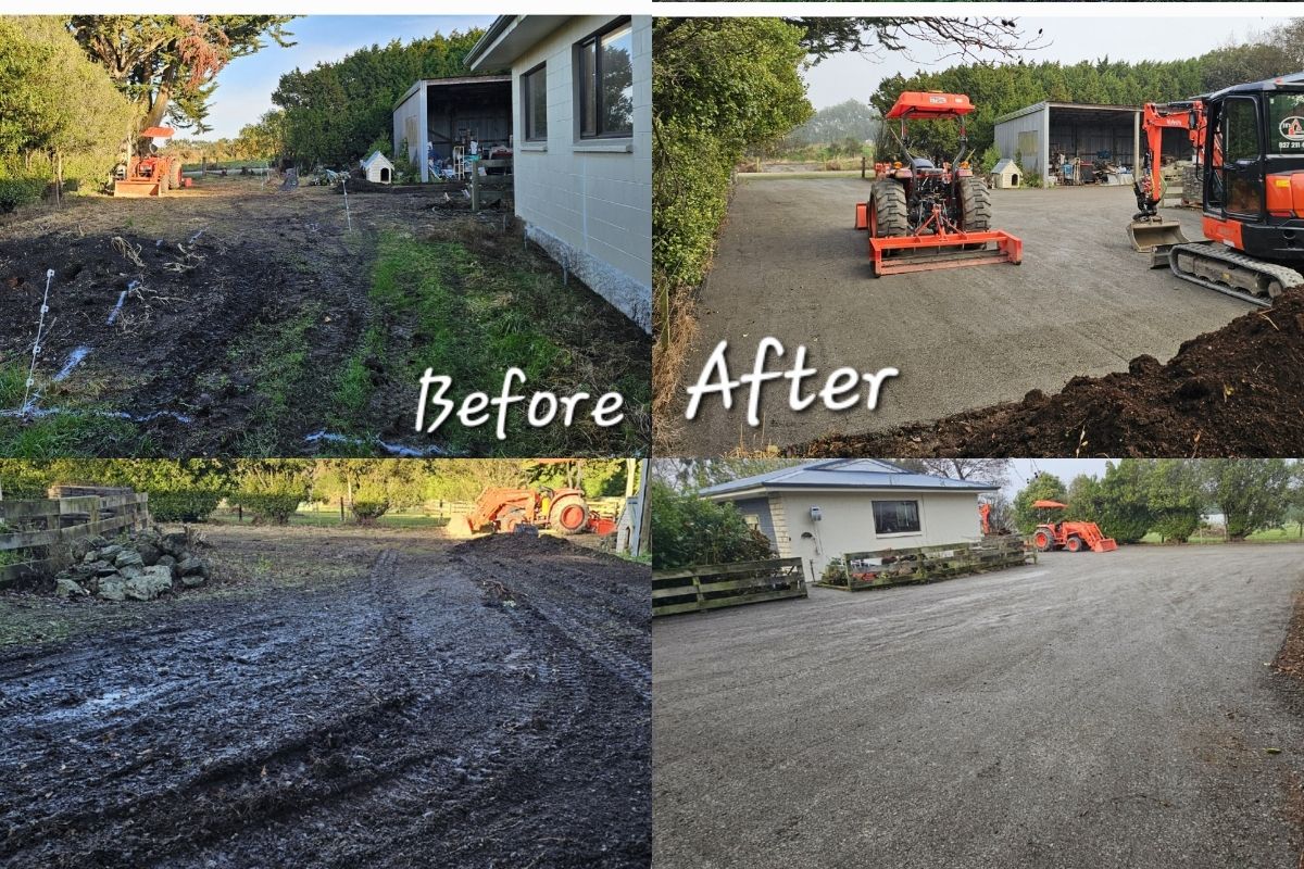 Driveway and Yard Clean Up