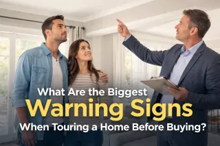 What Are the Biggest Warning Signs When Touring a Home Before Buying?