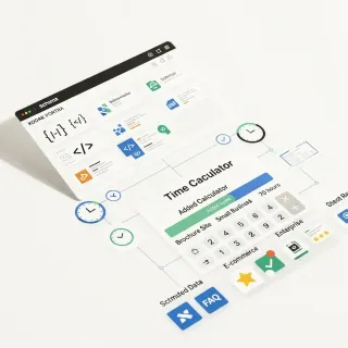 Schema Markup Time Calculator: Hours by Site Type & Size