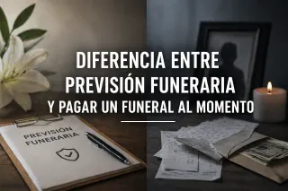 Diferencia entre previsión funeraria y pagar un funeral al momento