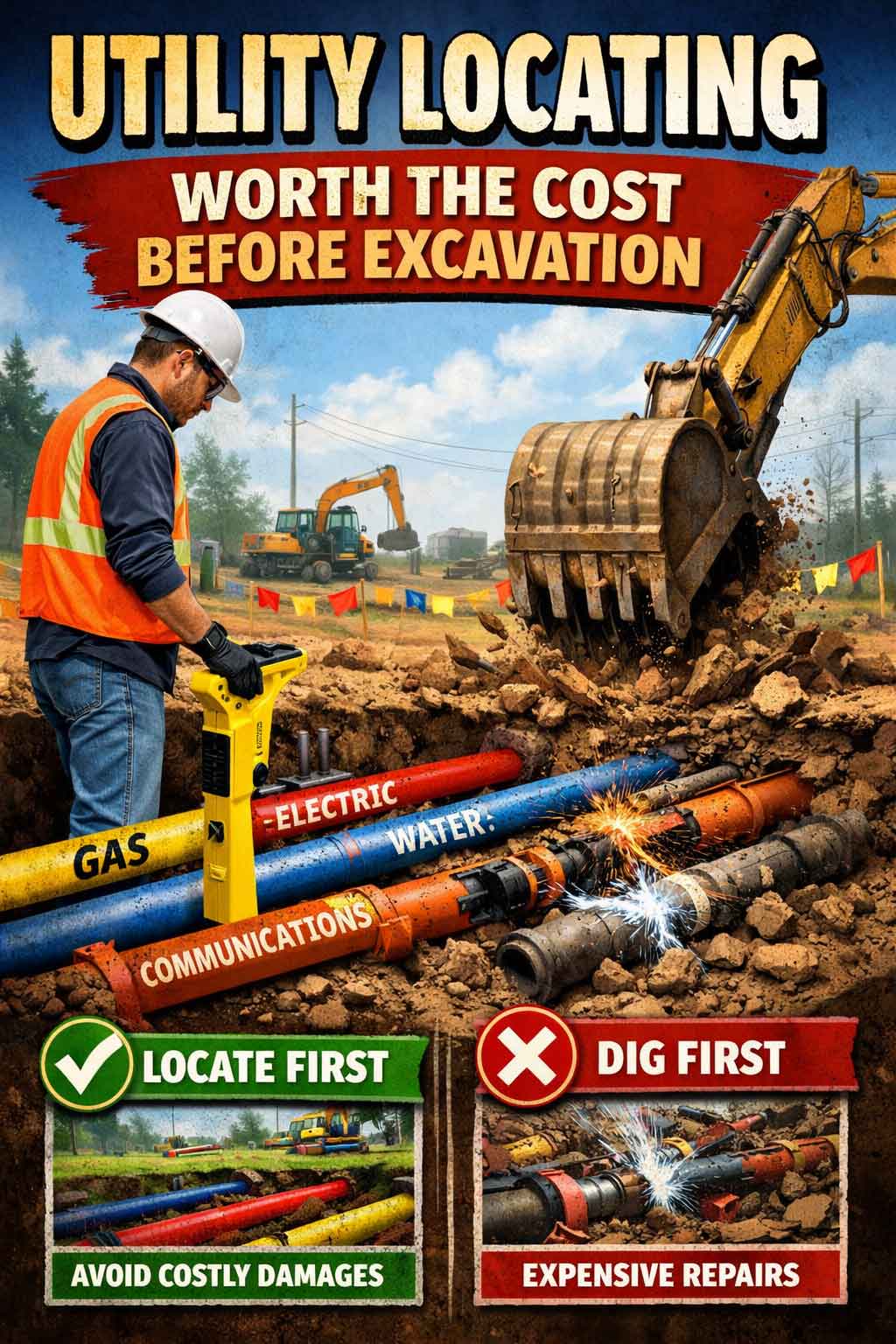 Is Utility Locating Worth the Cost Before Excavation?