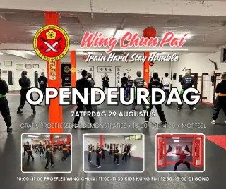 Opendeurdag Wing Chun Pai op zaterdag 29 augustus
