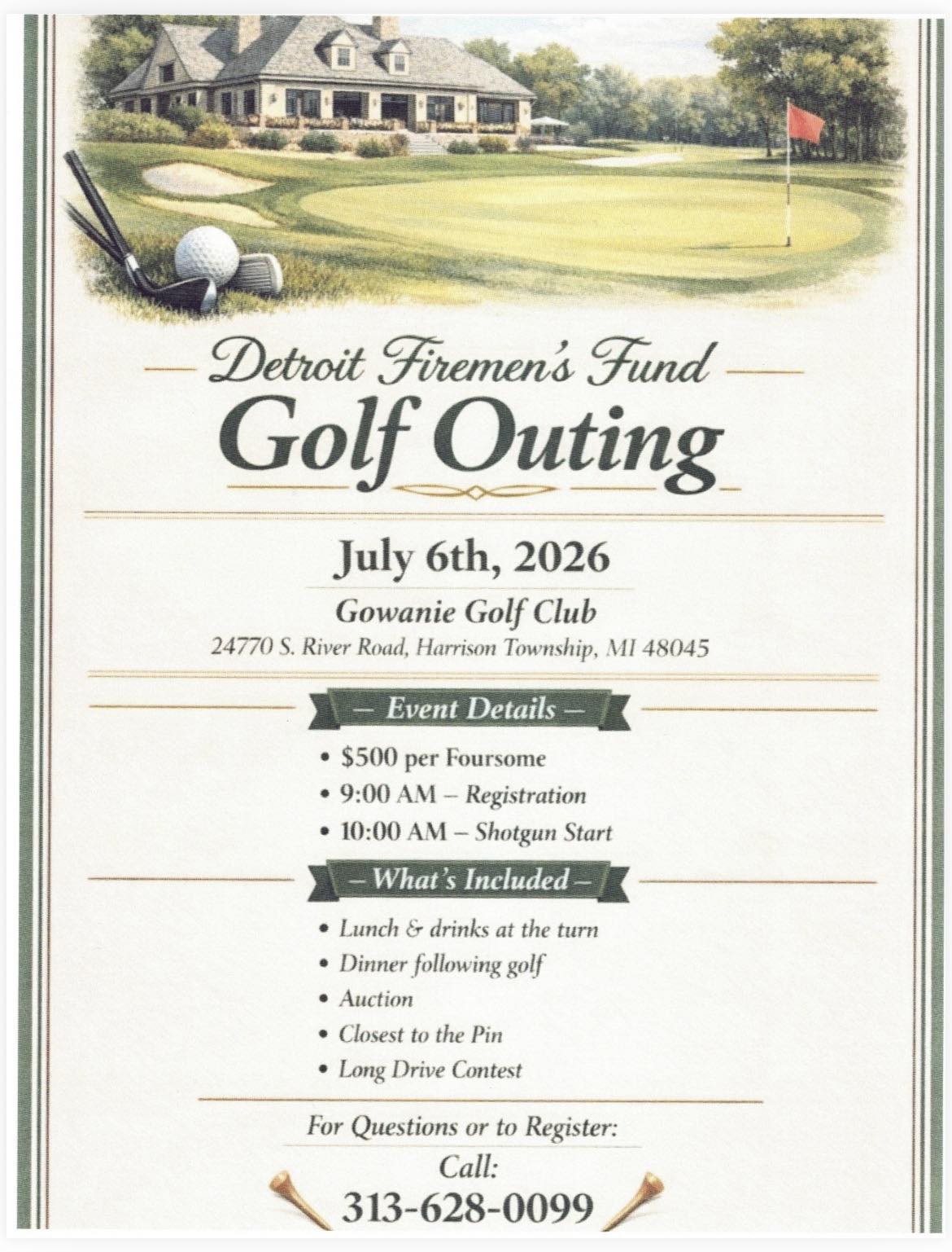 2026 Golf Outing