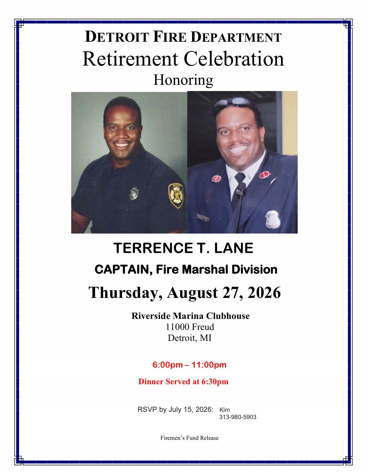 Captain Terrence T. Lane