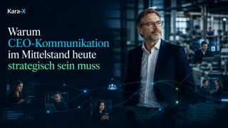 CEO-Kommunikation im Mittelstand: Warum der Ruck von oben kommt und Führungspersönlichkeiten ihr Team auf das Podest heben
