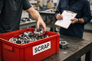 Reduce scrap manufacturing