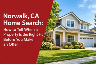 Norwalk, CA Home Search: How to Tell When a Property Is the Right Fit Before You Make an Offer