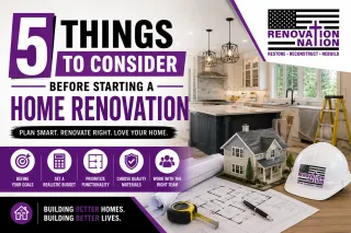 5 Things to Consider Before Starting a Home Renovation