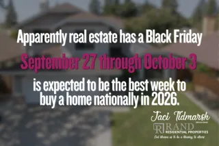 Apparently Real Estate Has a Black Friday. Here’s What That Means for 209 Homebuyers