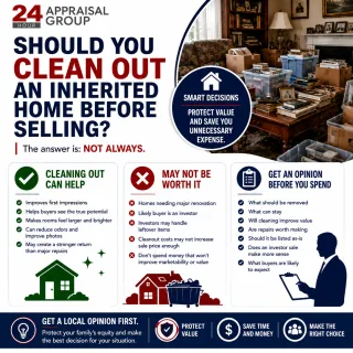Should You Clean Out an Inherited Home Before Selling?