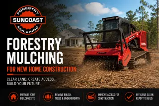 Forestry Mulching for New Home Construction