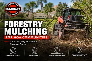 Forestry Mulching for HOA Communities: A Smarter Way to Maintain Common Areas
