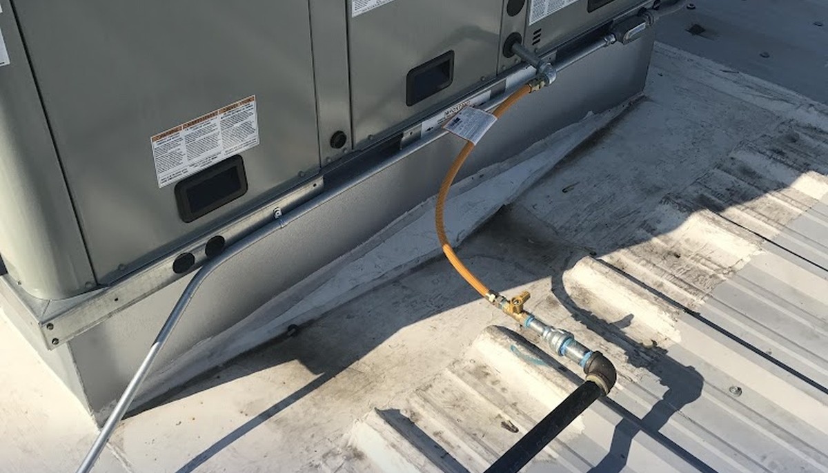 Gas Line Installation for New Range in Houston