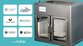 La impresión 3D de pellets TUMAKER en laboratorios internacionales