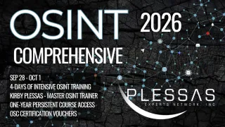 OSINT Comprehensive Live Virtual Training - September 28-October 1, 2026
