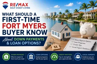 What should a first-time Fort Myers buyer know about down payments and loan options?