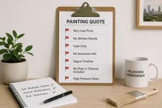 Red Flags in Painting Quotes: An OKC Homeowner's Guide