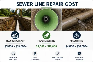 How Much Does Sewer Line Repair Actually Cost Homeowners?