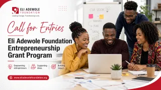 Eli Adewole Foundation Announces Call for Entries for the Entrepreneurship Grant Program
