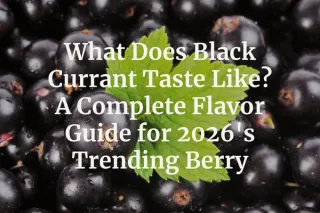 What Does Black Currant Taste Like? A Complete Flavor Guide for 2026's Trending Berry